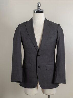 OGÉR Dutch Men's Blazer Suit Jacket Ariston Super 130s Wool Italy US 38R